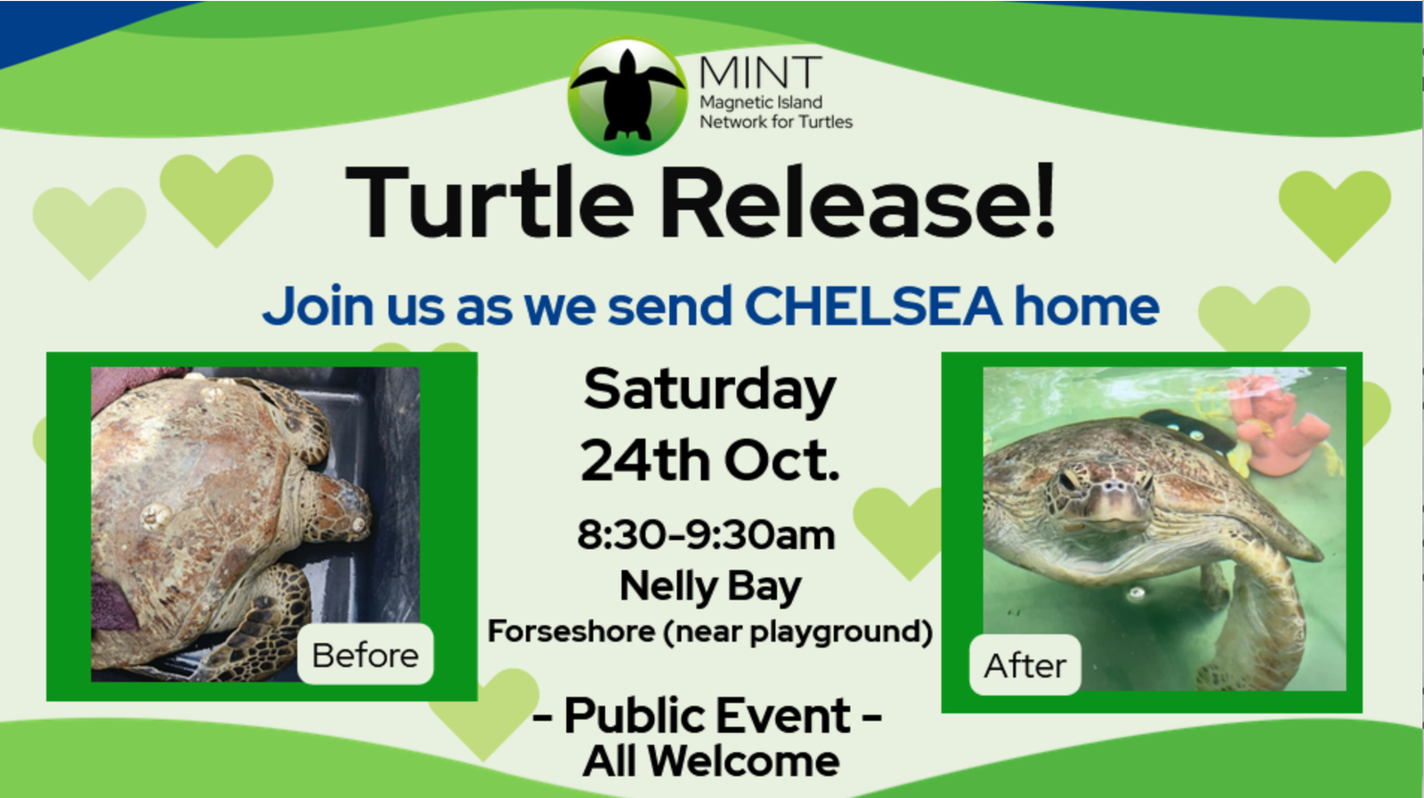 Chelsea being released Saturday 24th October